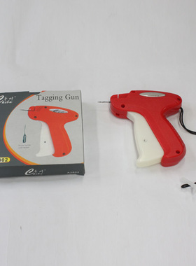 千叶A3802B 袜子吊牌枪 细胶针枪 商标枪 打标枪 加长细针标签枪