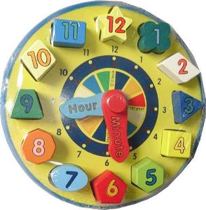 几何形状 时钟【智多木制－益智玩具】