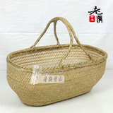 Изысканная бамбуковая корзина зеленая бамбуковая овощная корзина маленькая корзина для хранения корзины ...