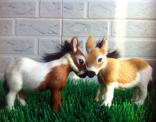 定做动物模型 仿真毛驴 真皮小驴野驴 摄影教科道具演示