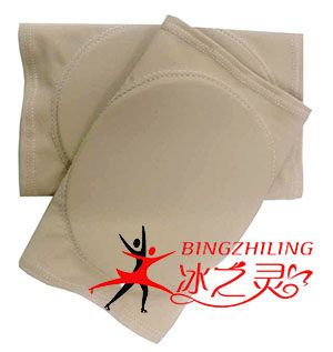 冰之灵滑冰服 儿童成人花样滑冰护具  黑色 肉色 粉色护膝