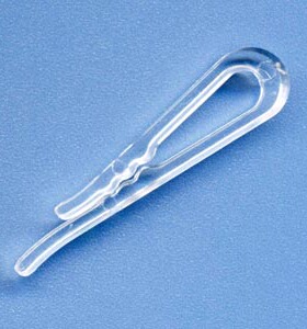 厂家直销透明衬衫夹子白色夹子衣架牙夹衣夹配件袖口夹领口夹袜钩