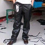 Pantalon cuir homme serré pour hiver - Ref 1484120 Image 1