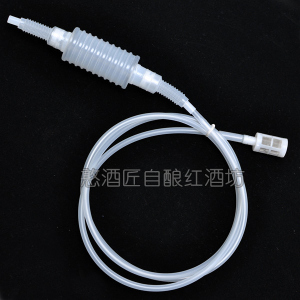 带小滤筒半自动虹吸管 过滤转移葡萄酒酵素提压器 酿酒工具