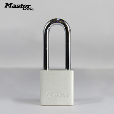 正品美国MasterLock防腐蚀防风雨船用挂锁570DPF实心铝锁体室外用