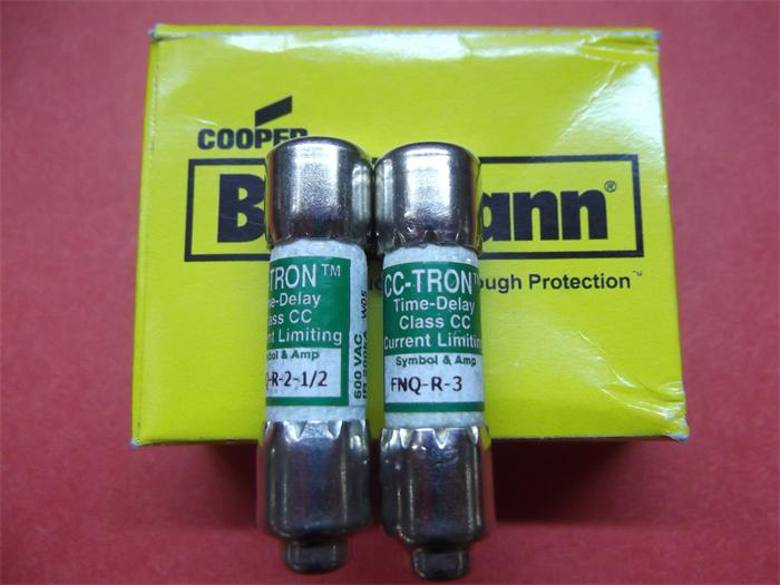 FNQ-R-3 美国BUSSMANN 10X38熔断器/保险丝 3A 600V 正品