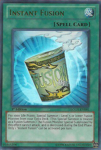 游戏王 美版 正版 - 简易融合 Instant Fusion/金闪/LCGX