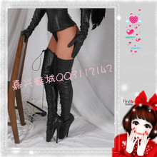 嘉兴鞋城SEX BALET  thighhighboot 女王性感芭蕾靴  BLG001b