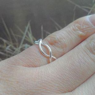 曼谷银 纯银 泰银 925手工银 爱的旋律好运尾戒2-5