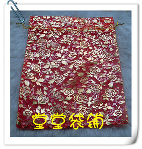 特大号烫金玫瑰纱袋/礼品袋/喜糖袋/喜蛋袋/喜烟袋/喜饼袋25*35