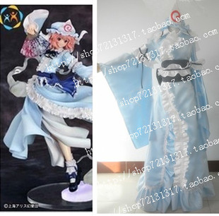 COS服装东方永夜抄cos/東方project西行寺幽幽子cos