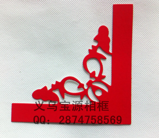 卡纸角花 雕花卡纸角花 红色蝴蝶卡纸角花 特价卡纸角花 100个