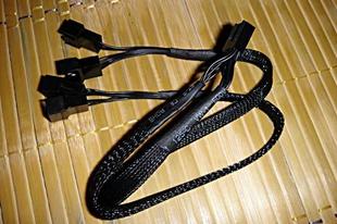 风扇电源转接线 风扇转接线小4针PWM一分二线 1分4线 B10 超频三