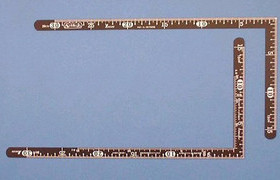 原装日本亲和企鹅 15*30cm 高精度铁制直角尺 量角尺 12416