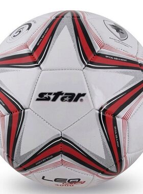 世达STAR正品SB8235特价 蓝黑4号儿童5号成人足球标准大小 赠气针
