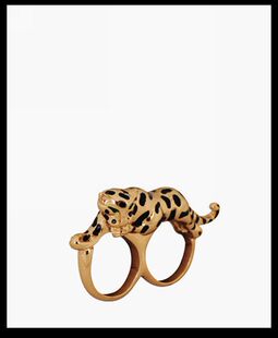 美洲豹双指戒指A42 FOREVER21