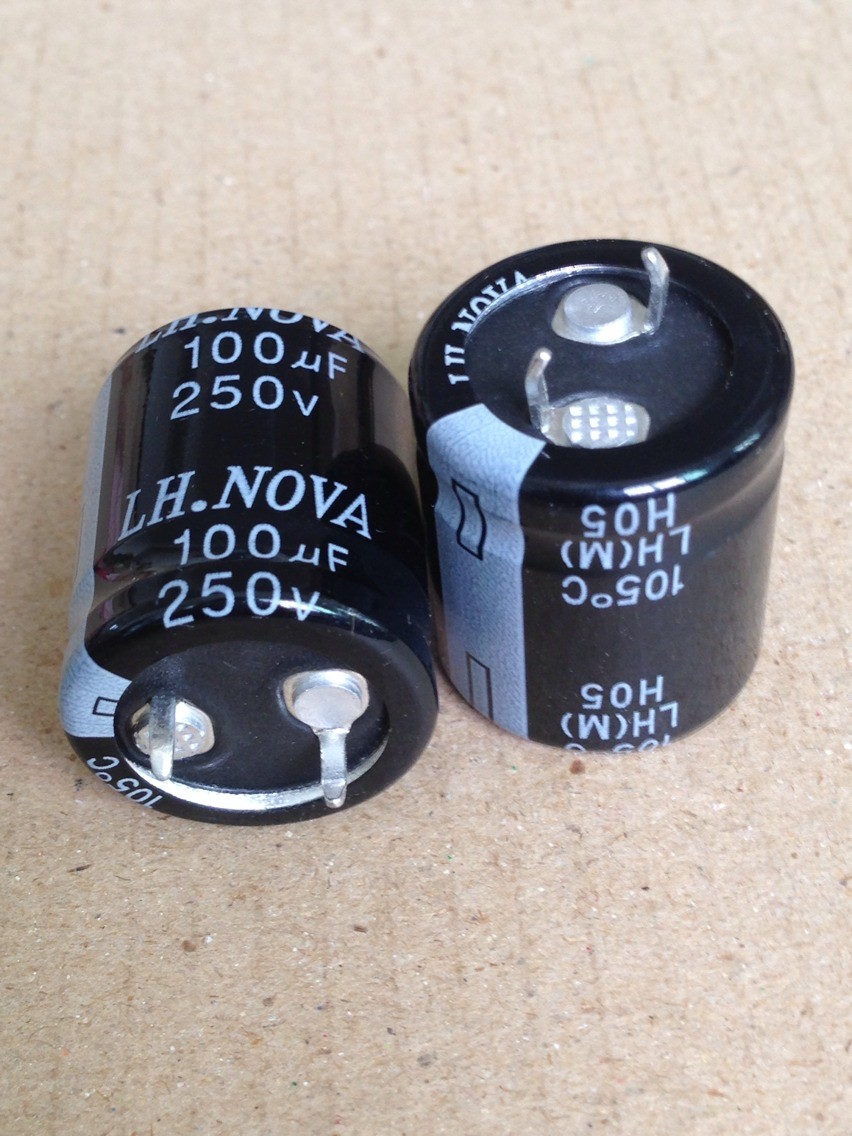 原装 风华高科 铝电解电容250V100UF 22x25 105度 可替200V 220V