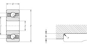 MPB SSRF-3 可分离角接触球轴承 4.763*12.7*3.967 高精密轴承