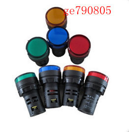 。LED信号灯指示灯APT上海二工 AD16-22DS 12V 24V 220V 红色22MM