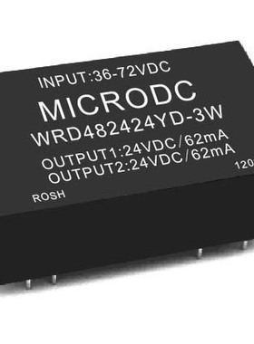 WRD482424YD-3W 电源模块 dc-dc电源模块