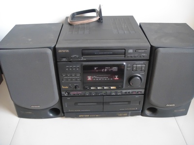 成色新功能正常日本进口爱华NSX-990组合音响送遥控和磁带