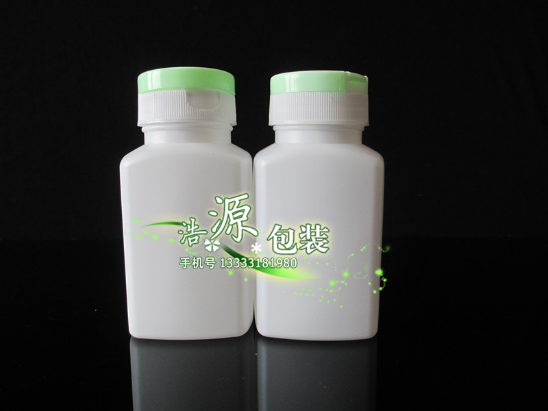 促销120克安利瓶 胶囊瓶 片剂瓶 粉末瓶 小药瓶 方形瓶子 塑料瓶