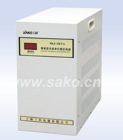三科稳压器2000W单相高精密交流净化稳压电源SKJ-2KVA精度1%