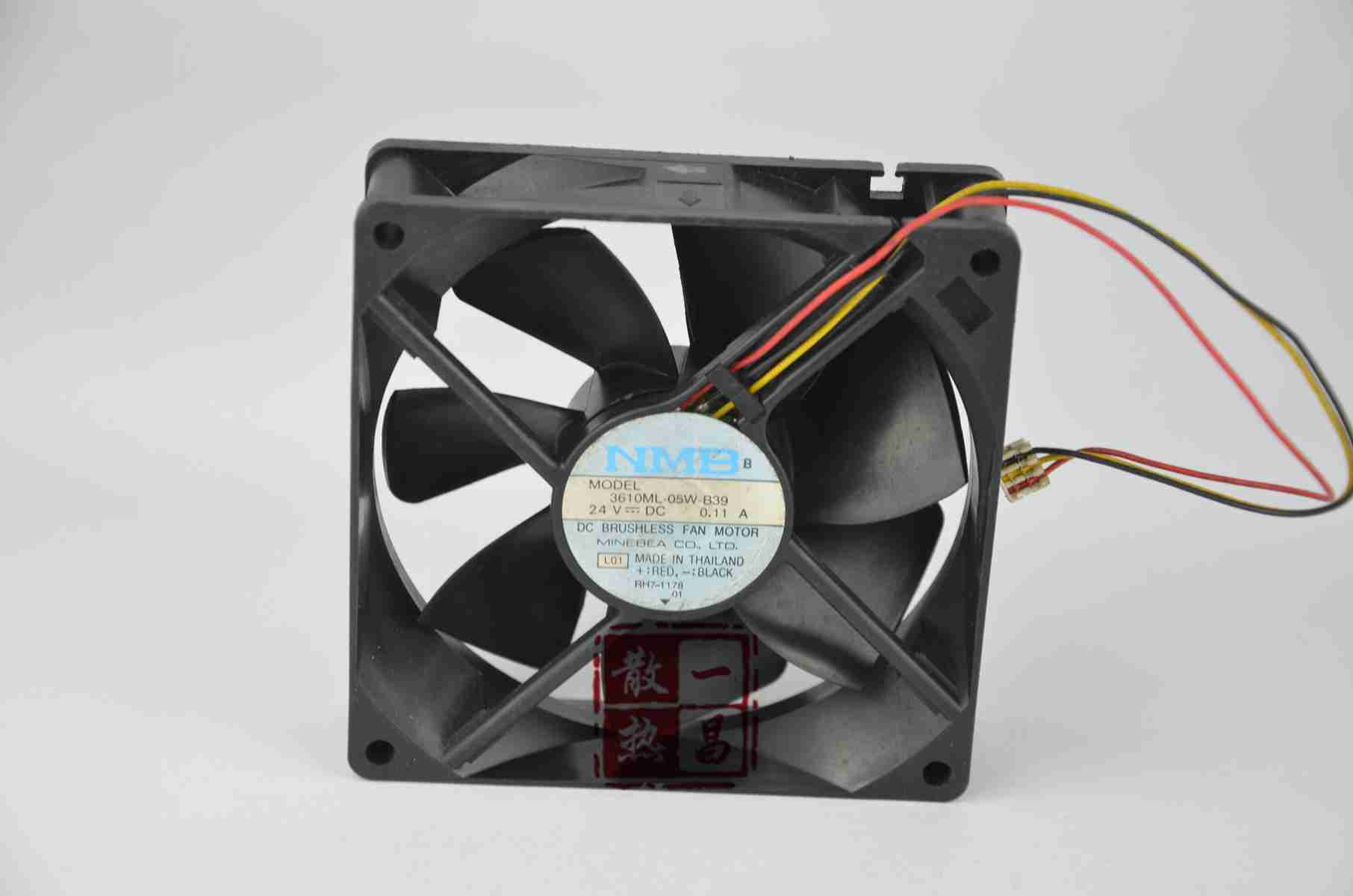 NMB 9225 24V 变频器散热风扇 3610ML-05W-B39 9025