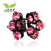 Bagen grass headdress rose high-grade diamond small clip hair clips side clips catch fringe issue Korea hair accessories