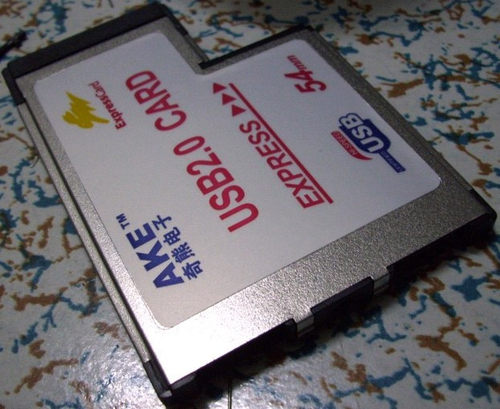 NECXG54mm T型 express card卡转usb2.0 NEC芯片 内置不露头短卡