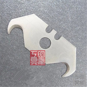 。折叠美工刀专用异形T型梯形壁纸割牛角钩刀刀片10片装厂家直销