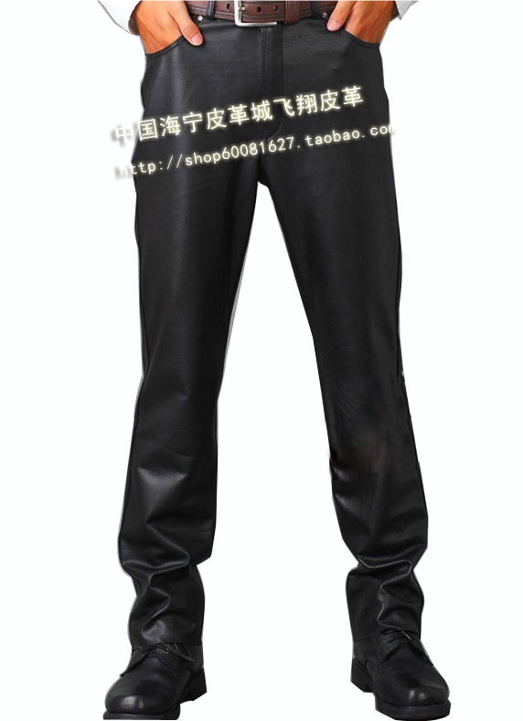 Pantalon cuir homme droit - Ref 1491197 Image 1