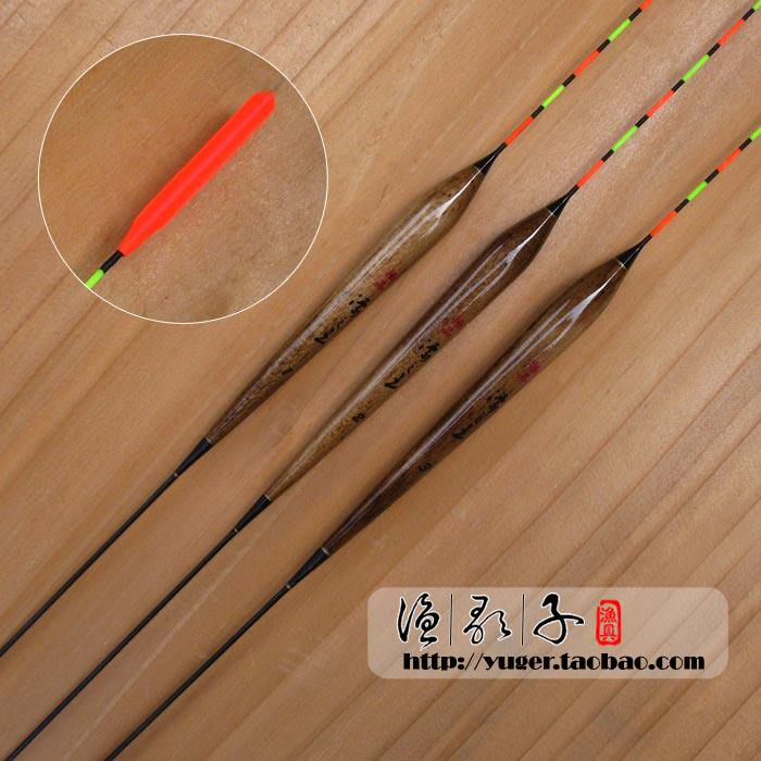 碳化巴尔杉木枣核立式浮漂三角尾