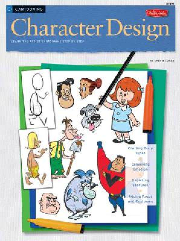 【预售】Character Design Cartooning