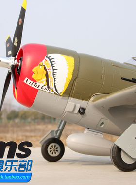 FMS精品980mm翼展 P47 电子收放起落架、航灯 清货微瑕，接受再拍