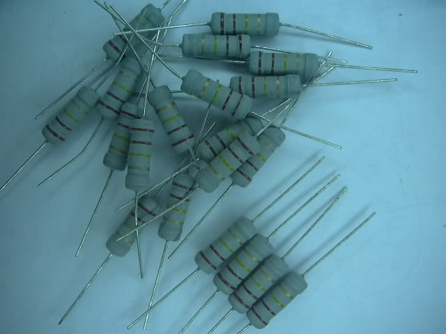 电磁炉用 2W820K电磁炉 配件碳膜电阻2W 820K 电阻5%  100个=10元