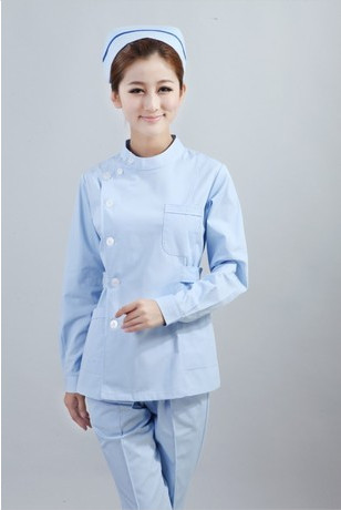 南丁格尔医院ICU特护医护工装加厚面料护士服套装7色可选绣字包邮