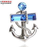 Package mail smiling jewelry men''s brooches Korean rhinestones brooch women''s high-end brooch pin clasp