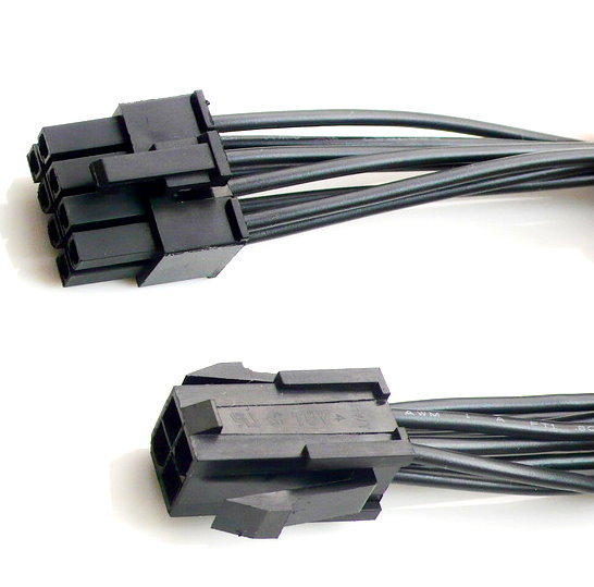 CPU供电转接线 4P转8P 4Pin转8Pin电源线 P4转P8 电源转接线