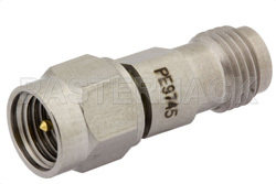 PE9745 3.5mm Male to 1.85mm 高频转接器 微波转接头 毫米波接头