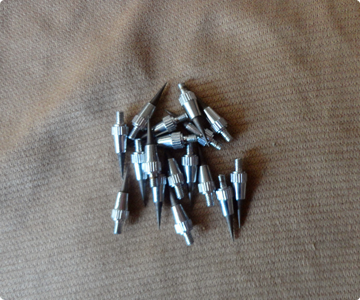 百分表/内径百分表测头 尖测头螺纹M2.5 哈量成量安亭桂林通用