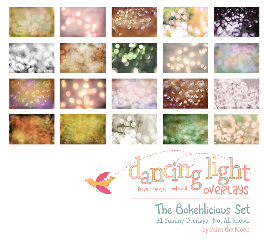 NO.048 PhotoSHOP 贴图 舞动的灯光Bokeh and Dreamy Textures