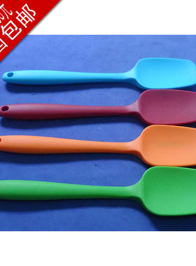 烘焙工具中号牛油铲  一体式硅胶刮刀 硅胶刮铲 牛油刮刀