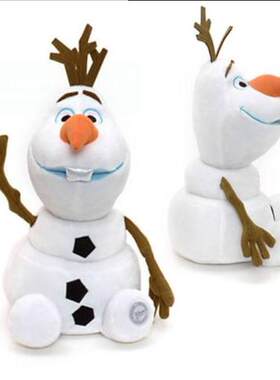 美國 冰雪奇緣/冰雪大冒險frozen Olaf雪宝毛绒玩具公仔