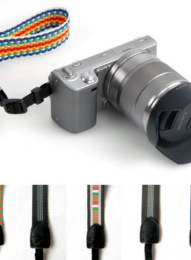 微单相机手腕带NEX5A6300A6000A5100G1XEOSM6M100J5V3手绳防失手