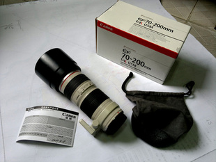 天 F4小小白不防抖镜头带脚架环出租80元 西安租赁佳能红圈70 200