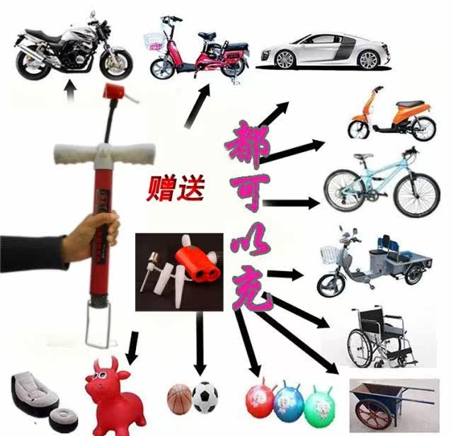 Pompe à vélo - Ref 2389276 Image 1