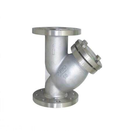 304/316L不锈钢法兰式Y型过滤器GL41W-16P重型管道蒸汽阀门排污50