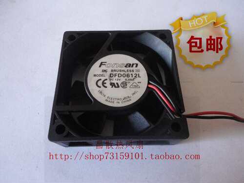 原装FONSAN 台达 DFD0612L 6020 6cm 12V 0.09A机箱散热风扇.