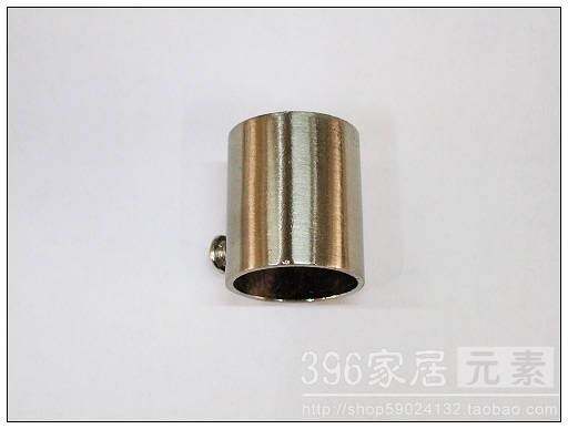 396家居元素*不锈钢色封口/窗帘杆/罗马杆/DIY外贸配件/北欧德系